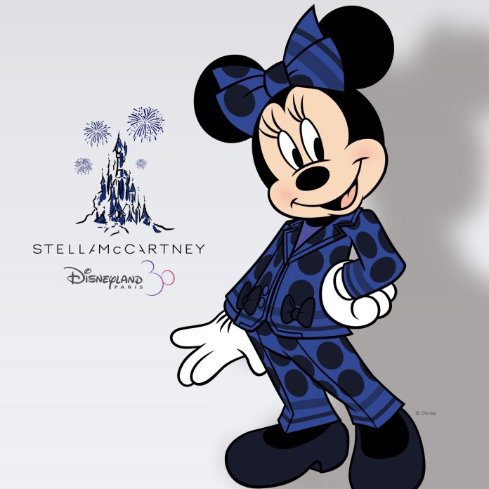 For the first time since inception, Minnie is wearing a suit signed Stella McCartney

