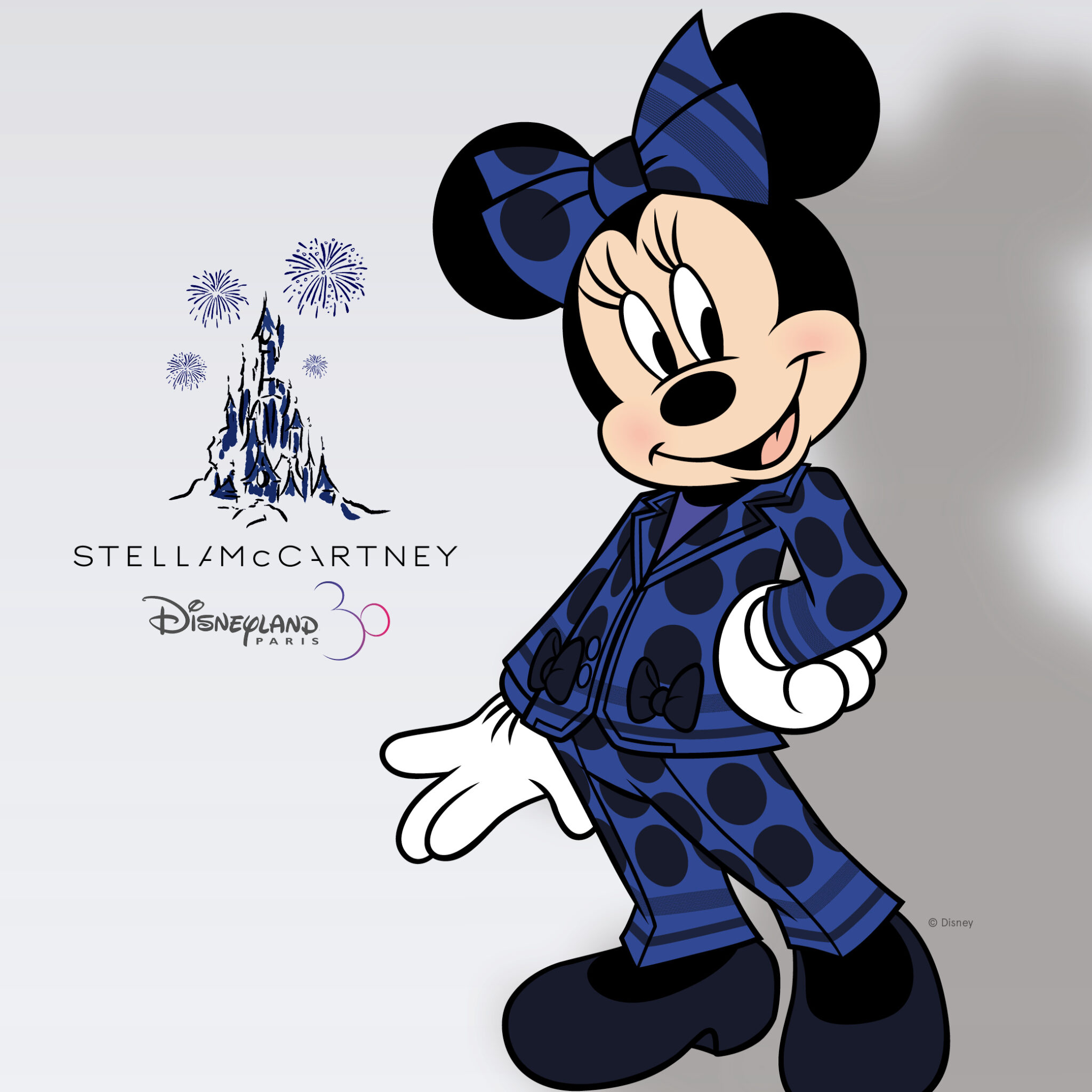 For the first time since inception, Minnie is wearing a suit signed Stella McCartney