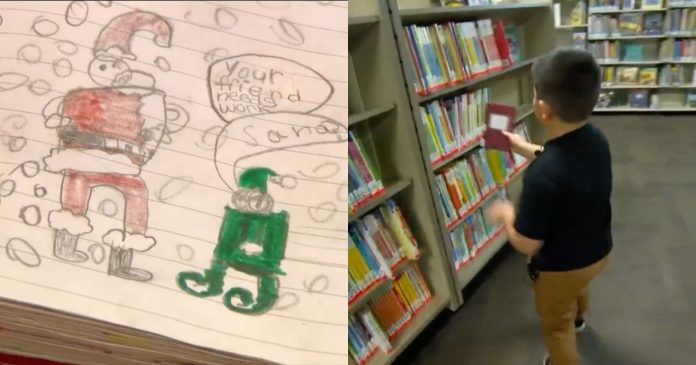 At the age of 8, he writes a book, hides it on a shelf in the municipal library...


