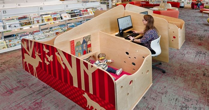 Thanks to these innovative design agencies, parents can take their baby to the library 

