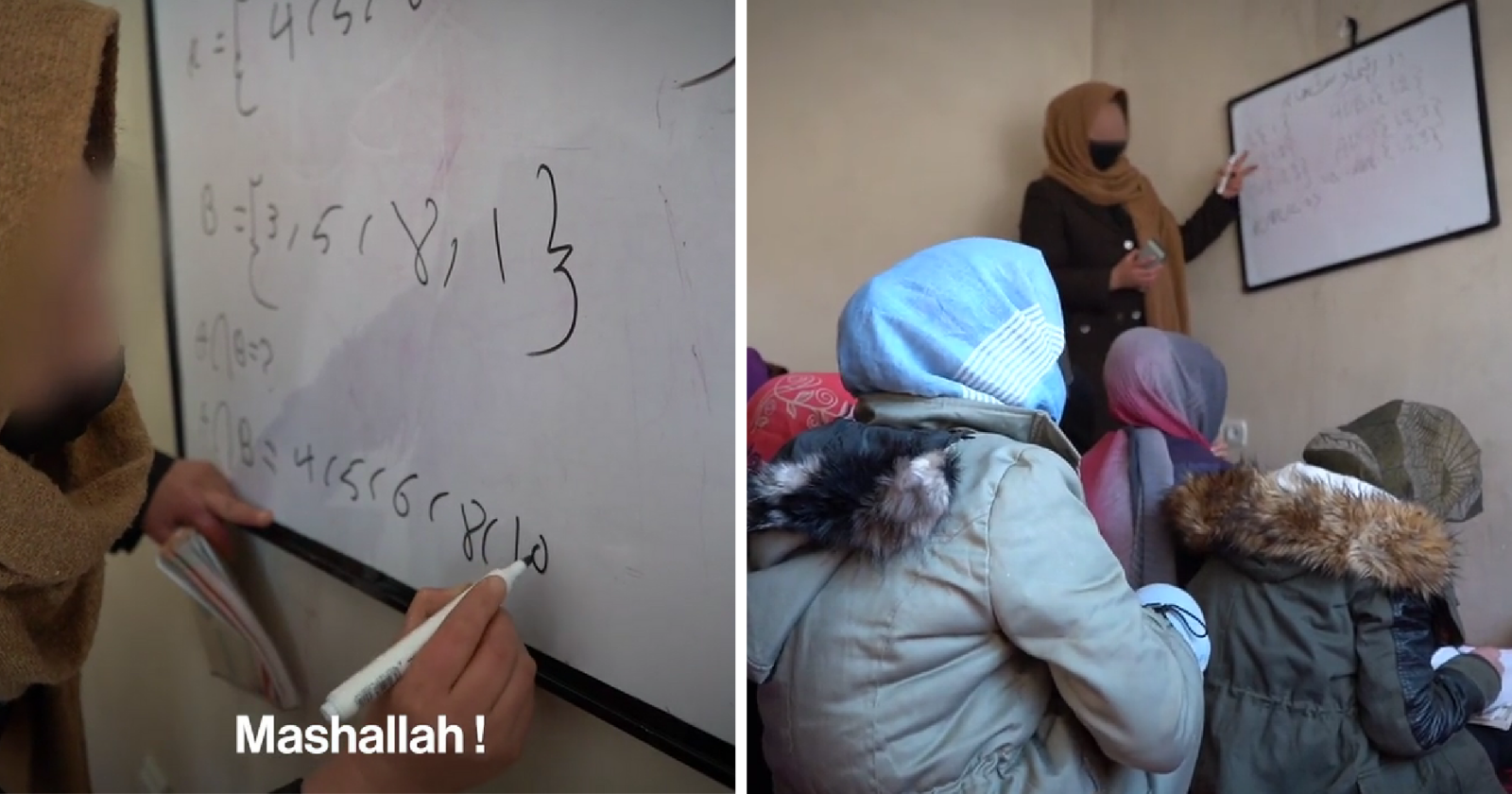 VIDEO.  Threatened by the Taliban, this Afghan teacher gives clandestine lessons to girls