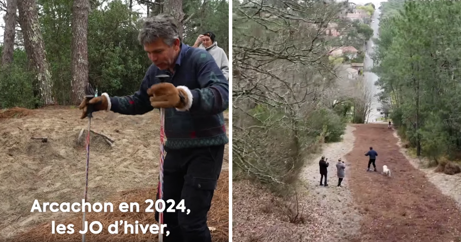 Since 1938, this ecological ski slope based on pine needles has been welcoming winter sports enthusiasts