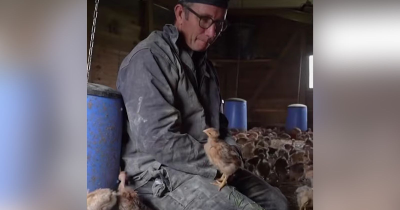 VIDEO.  For 20 years he has resisted intensive farming and his farm is a "model"