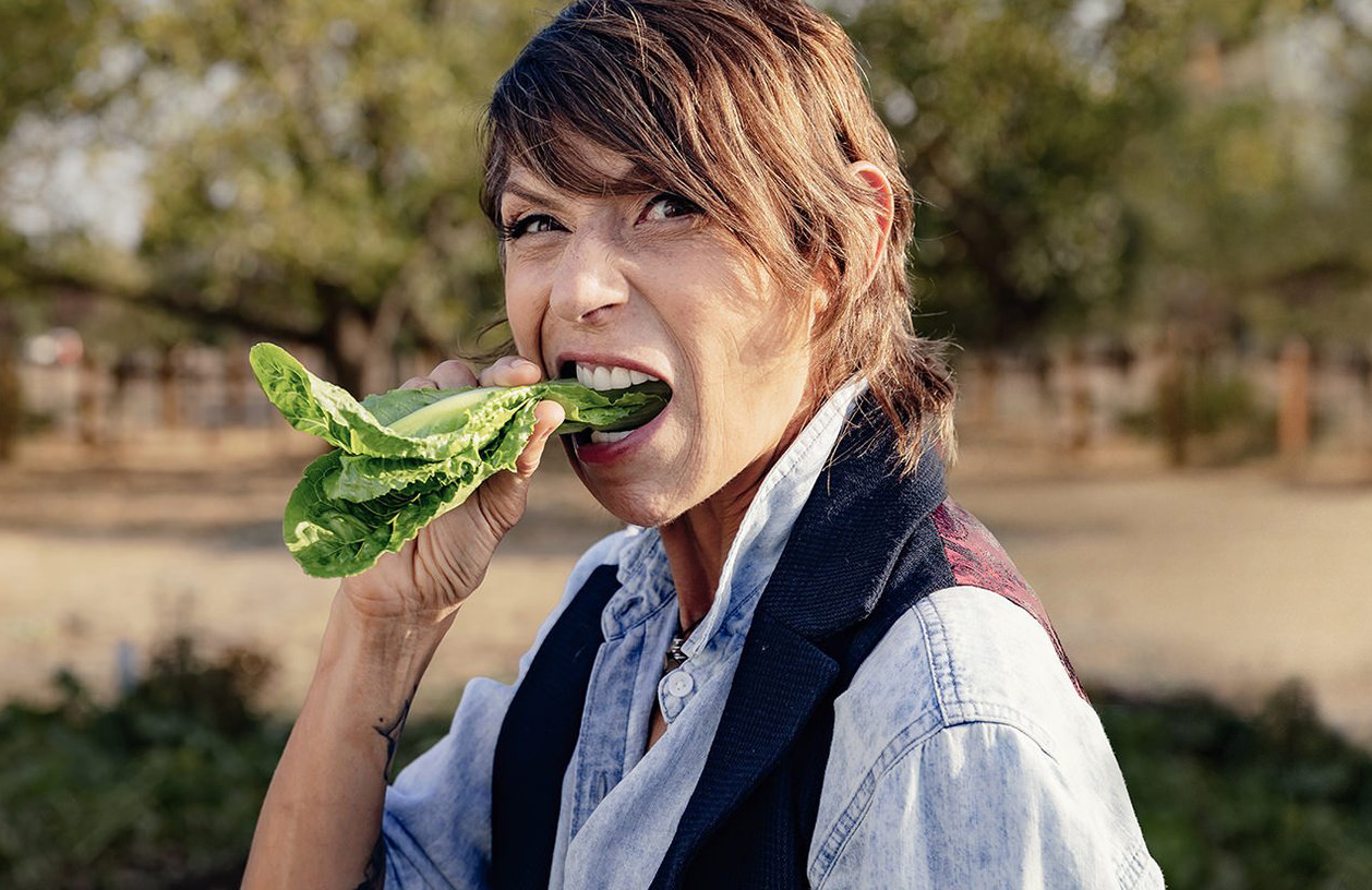 Dominique Crenn, three-star chef in San Francisco, teaches you vegetarian cooking