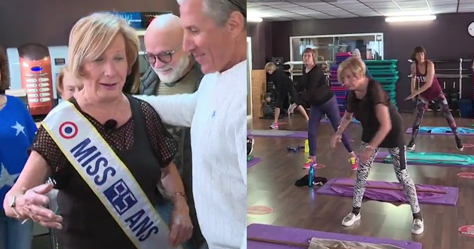 VIDEO.  At 95, Jeanne-Marie goes to the gym every day