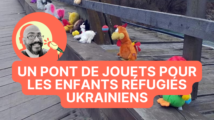 A bridge made of toys for refugees, canitherapy in the hospital, greenery in the office...

