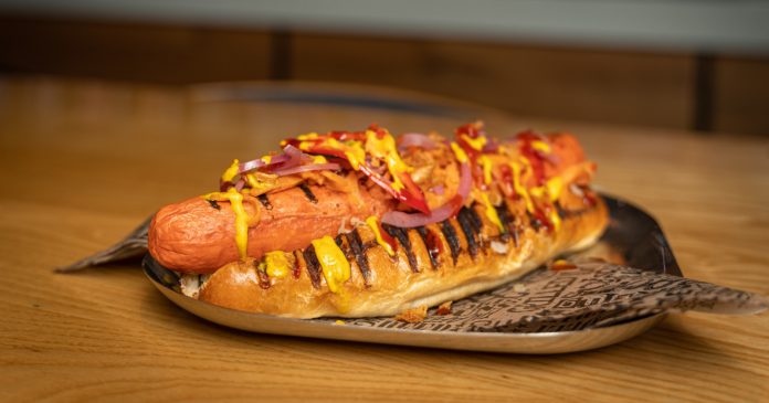 UK's oldest brewery has won a national award for its vegan hot dog

