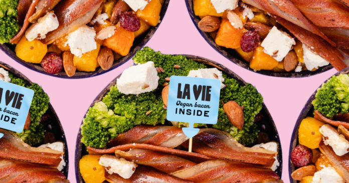 The vegan brand La Vie was the second most visited stand at the Salon de l'Agriculture

