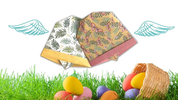 For Easter, here's how to easily fold origami bubbles

