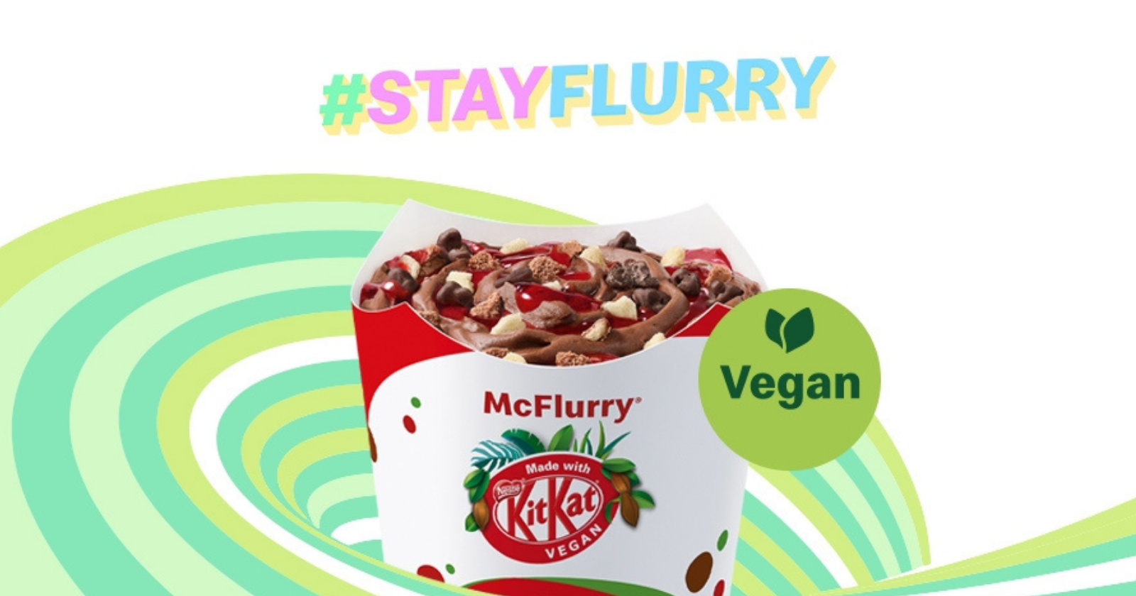 In Germany, McDonald's is launching a vegan McFlurry with KitKat chocolate