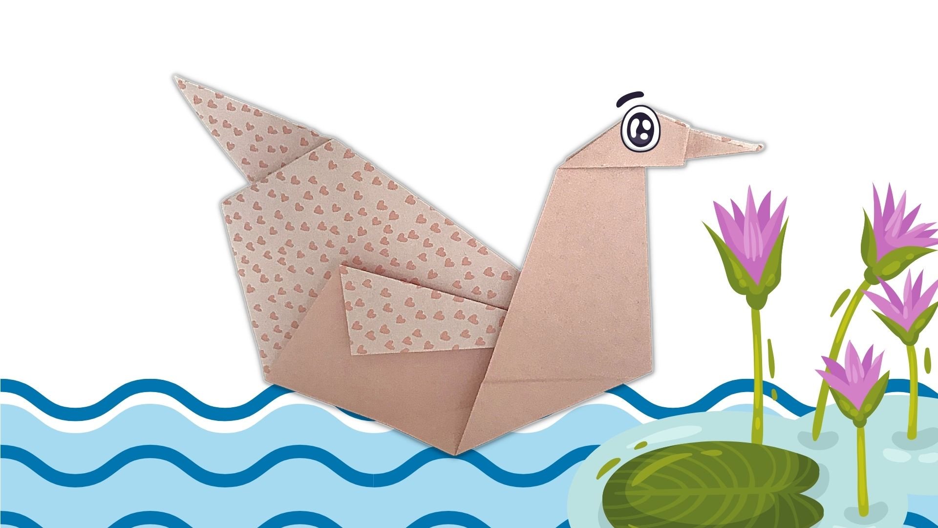 Symbol of love and fidelity, what if you learned to fold an origami swan?