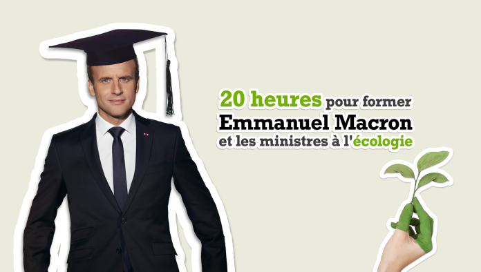  20 hours to train Emmanuel Macron in ecology?  A school principal ready to take on the challenge.

