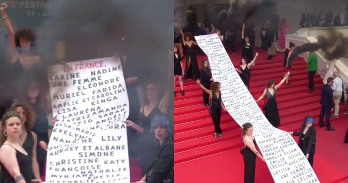 Cannes Film Festival: The names of 129 femicide victims invite themselves on the stairs

