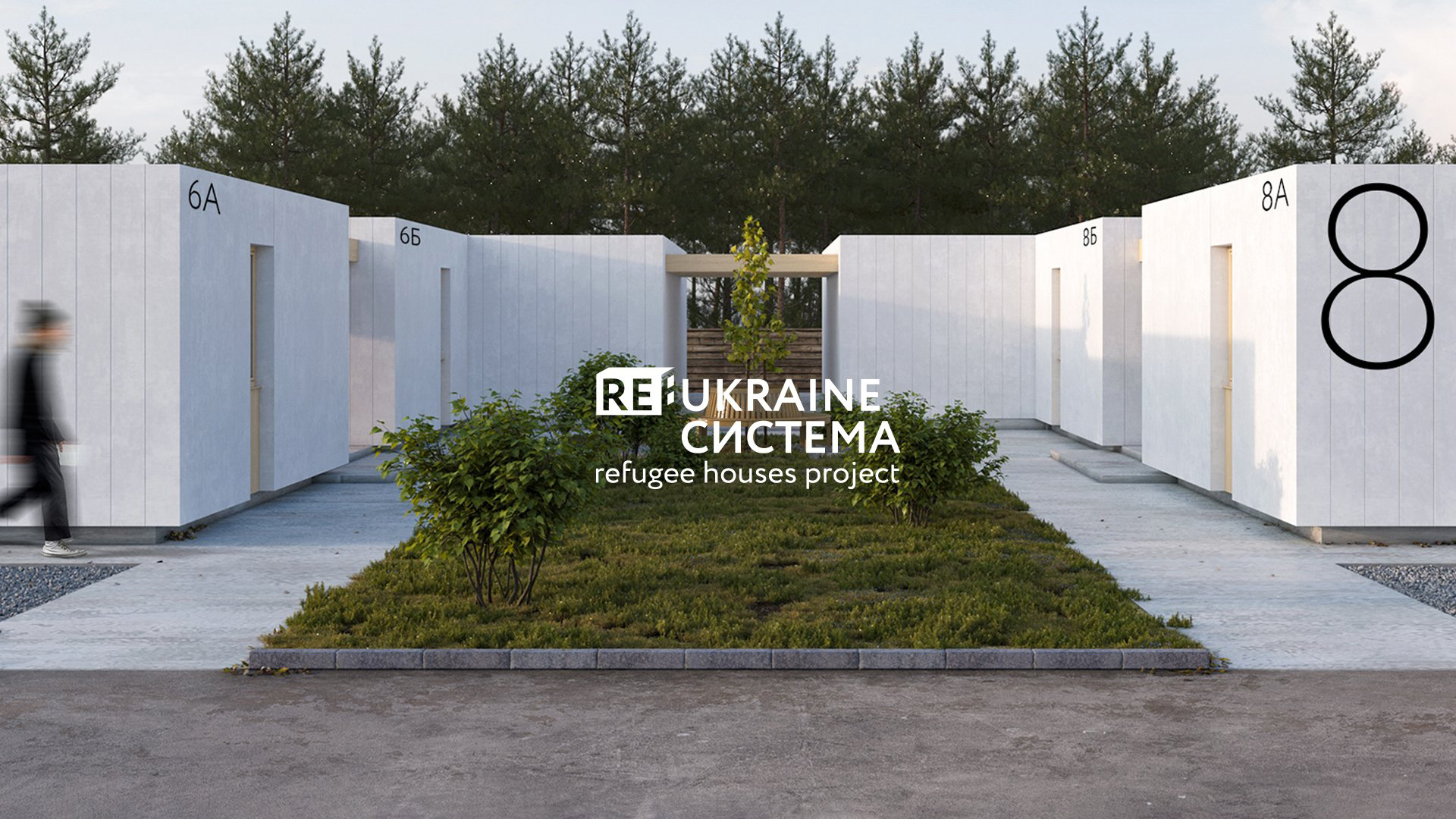 This modular housing allows thousands of Ukrainian refugees to be accommodated