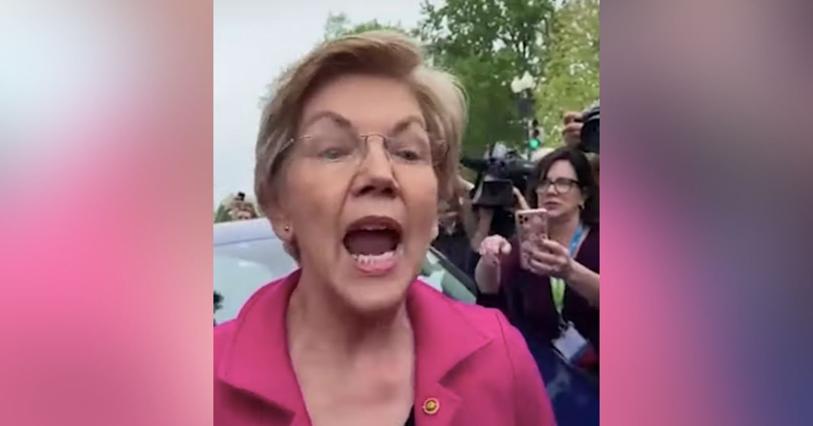 VIDEO.  Abortion: Senator Elizabeth Warren 'insane with rage' before US Supreme Court