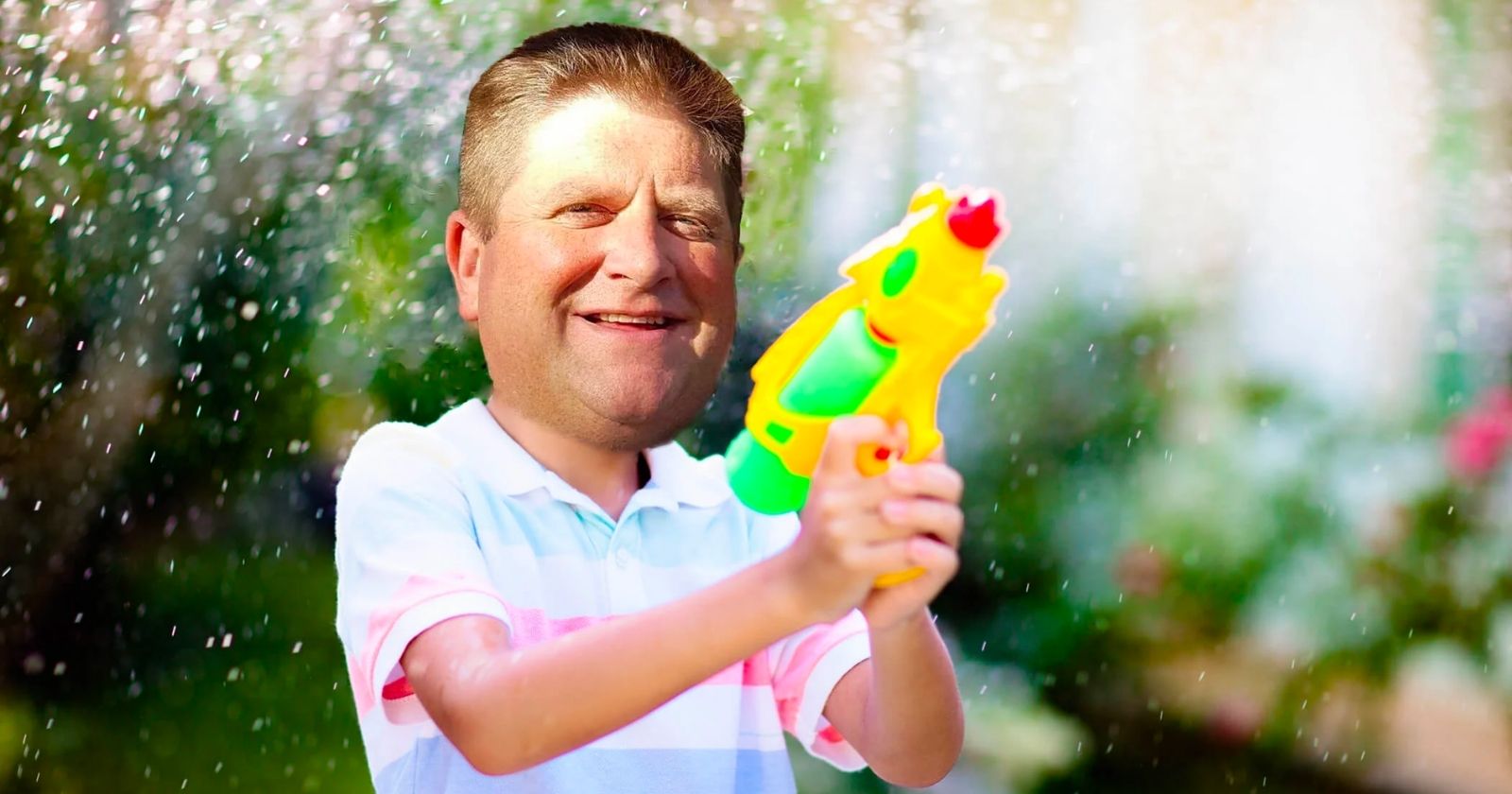 Willy Schraen can hunt at home with this water pistol offered by Peta